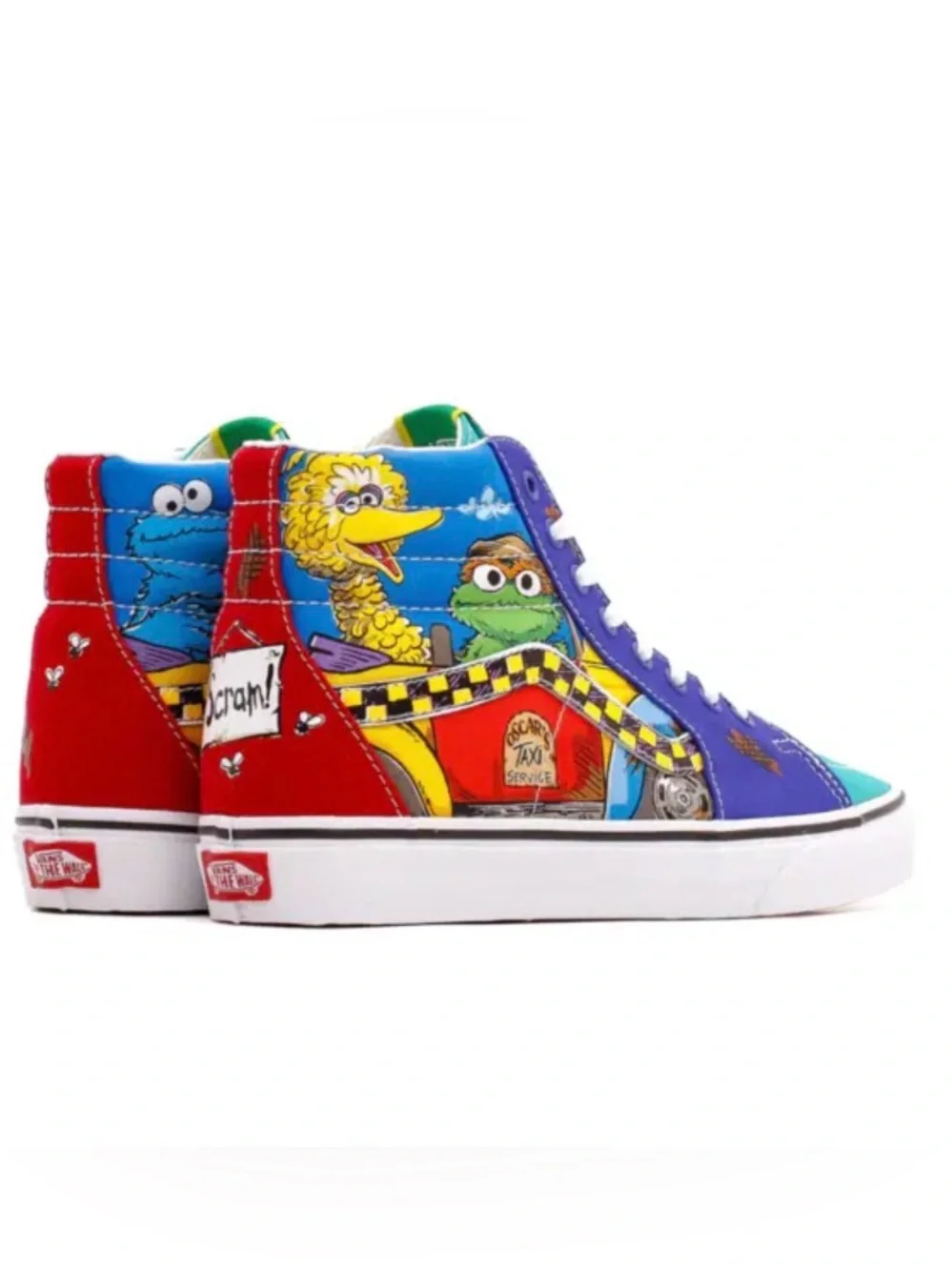 Vans x Sesame Street Sk8-hi High Top Sneakers Women’s 9.5 Men’s 8